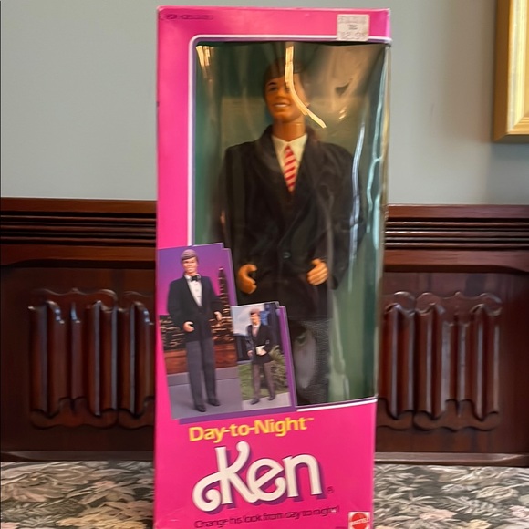 1984 Day-to-Night Ken Doll in Suit Never removed from box.